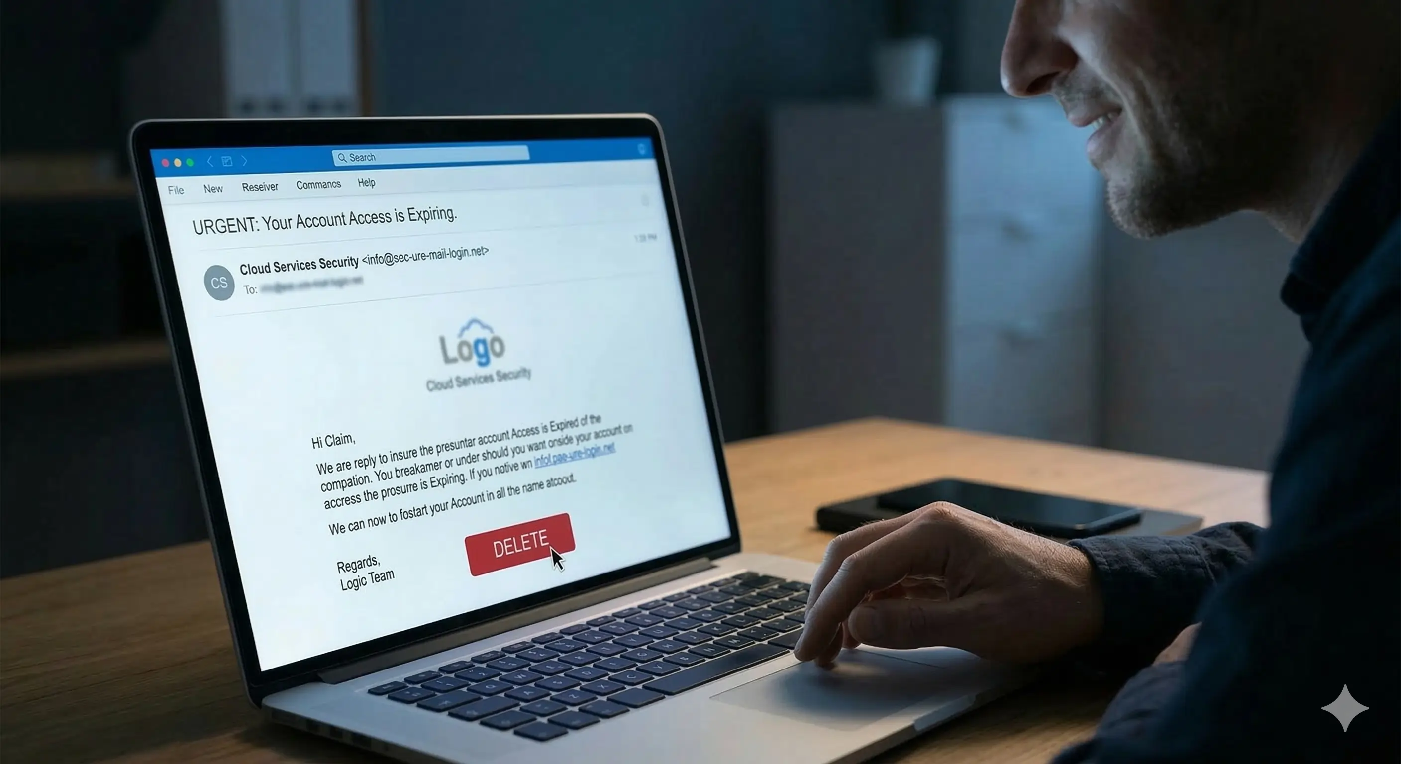 If You Receive a Phishing Email then delete it